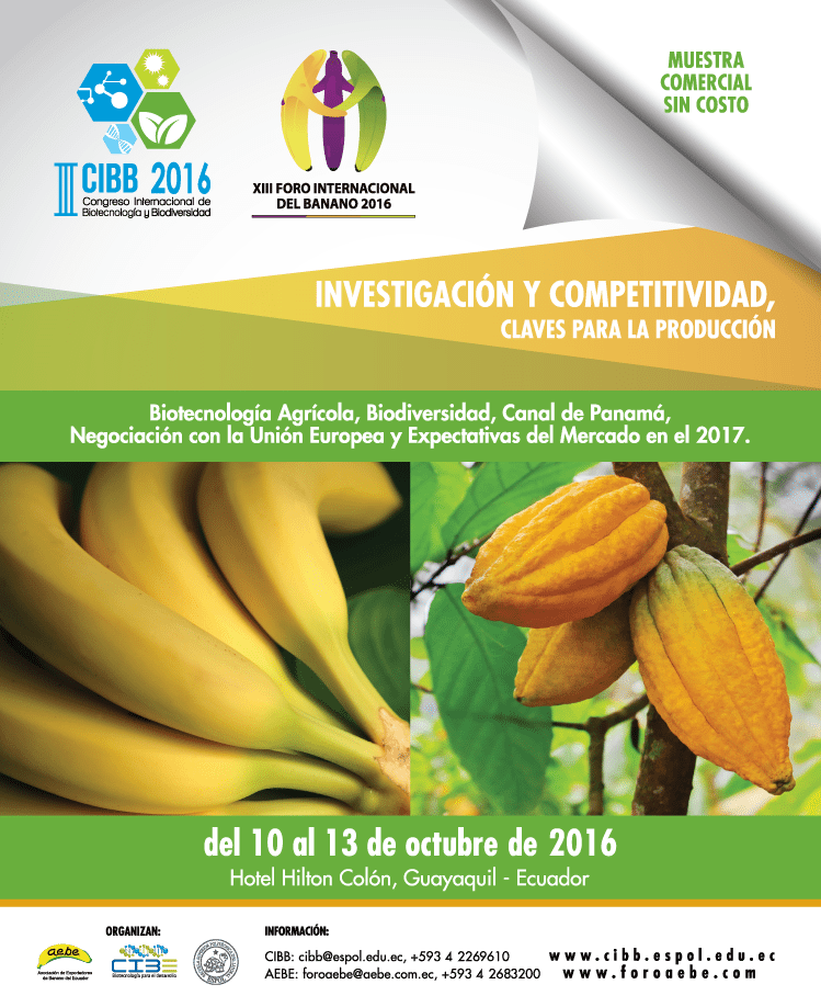 Evento del Foro Bananero 2016 en Ecuador